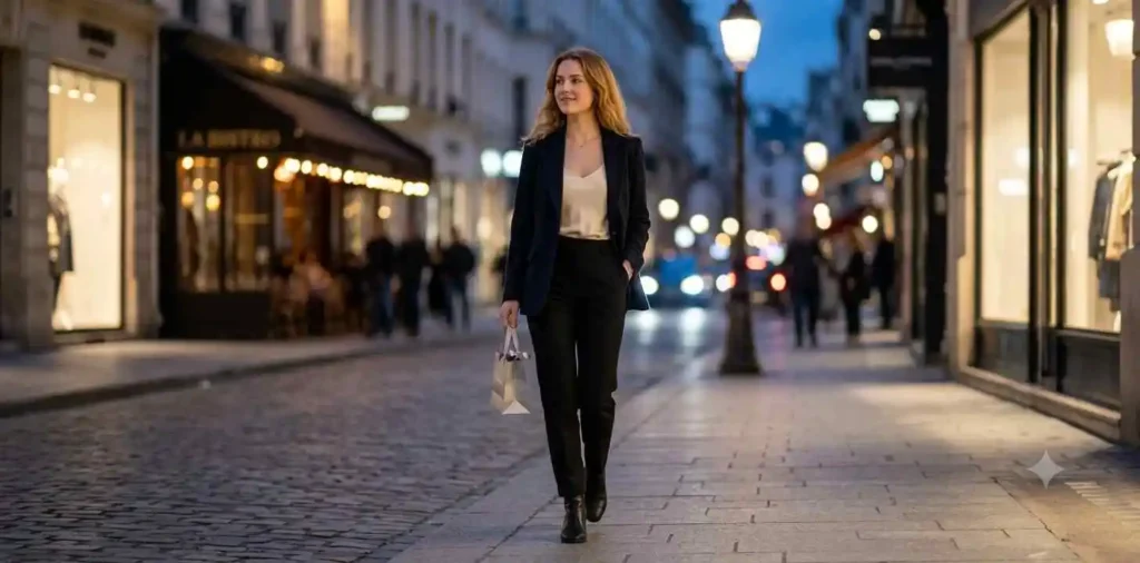 Confident young woman celebrating birthday outside