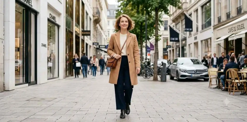 Confident woman moving forward after heartbreak