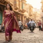 Saree Captions