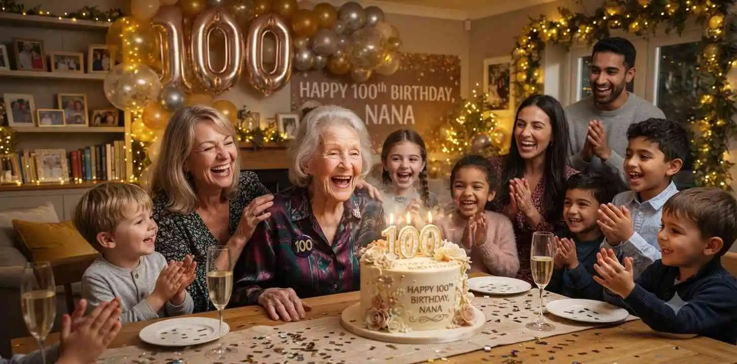 100th Birthday Captions