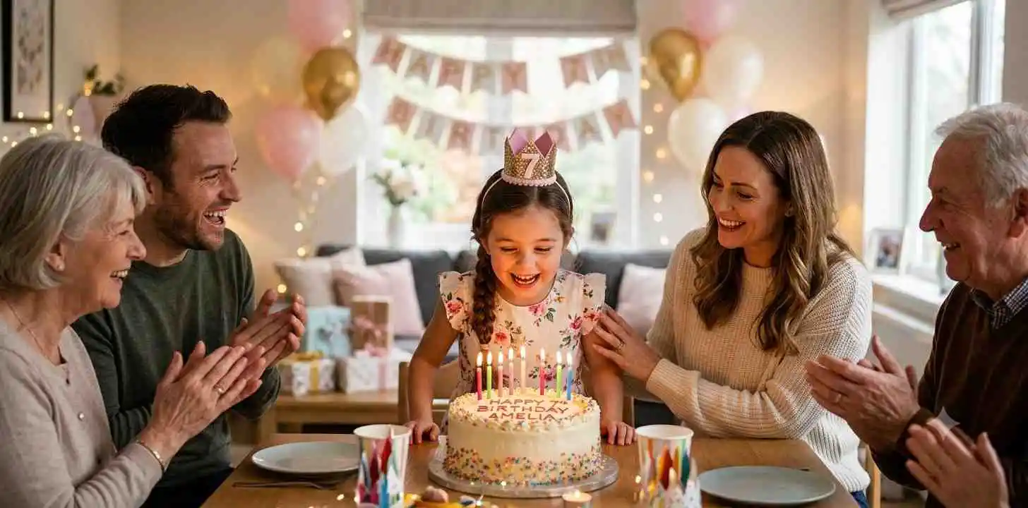 7th Birthday Captions