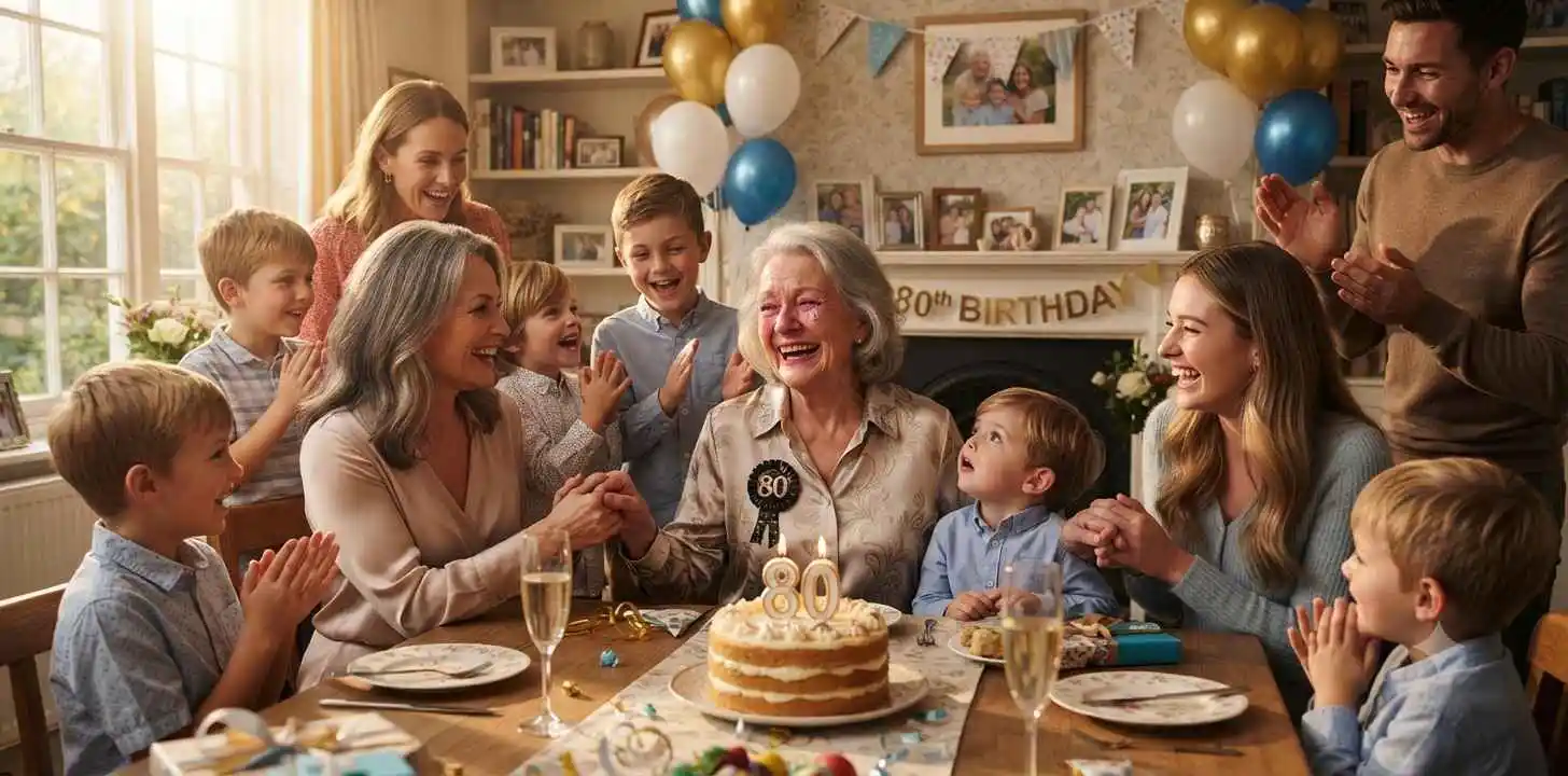 80th Birthday Captions