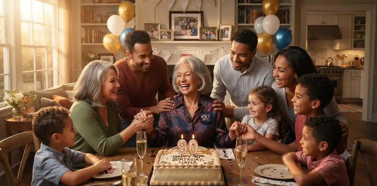 90th Birthday Captions