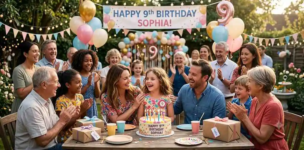 9th Birthday Captions