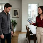 Wife discovering her husbandβs betrayal