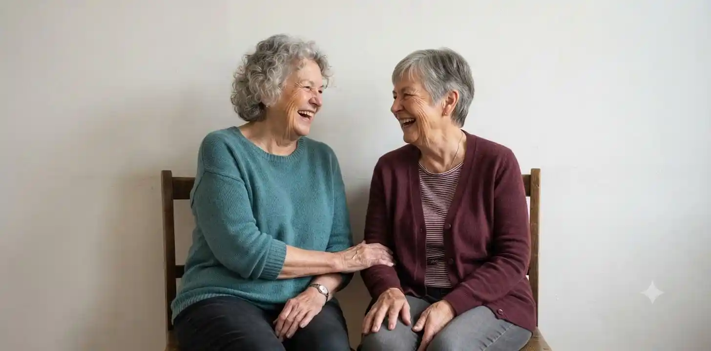 Old Friends Captions